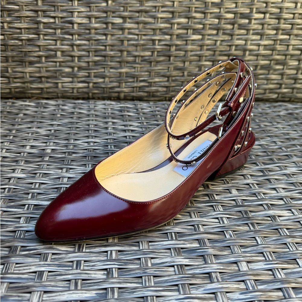 Jimmy Choo Ankle Strap Leather Pumps NEW Size 36